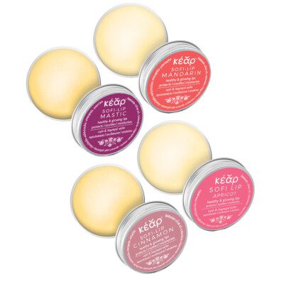 SofiLip natural lip balm collection by Kear