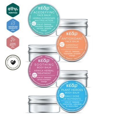 Kear mini balm collection for face and body - travel essentials